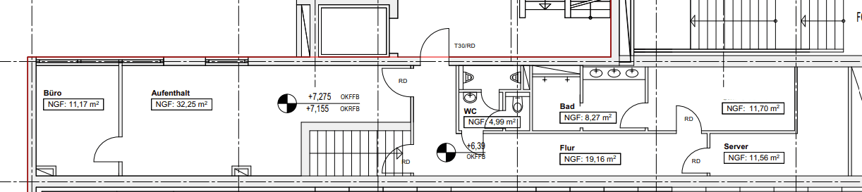 Pronájem kanceláře 99 m², Zerrennerstraße 35, Pforzheim, Bádensko-Württembersko Pronájem kanceláře 99 m², Zerrennerstraße 35, Pforzheim, Bádensko-Württembersko