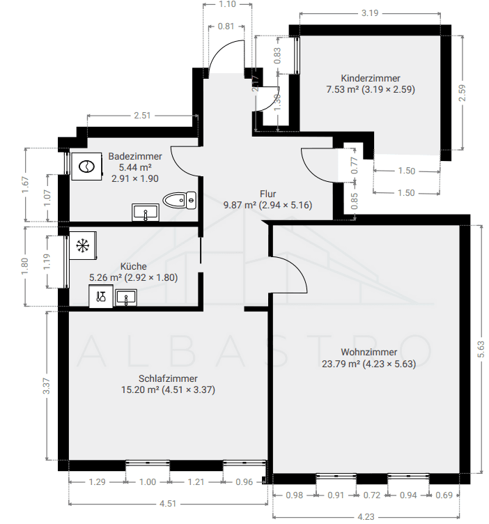 Pronájem bytu 3+1 71 m², Juristenstraße 1, Niemegk, Braniborsko Pronájem bytu 3+1 71 m², Juristenstraße 1, Niemegk, Braniborsko