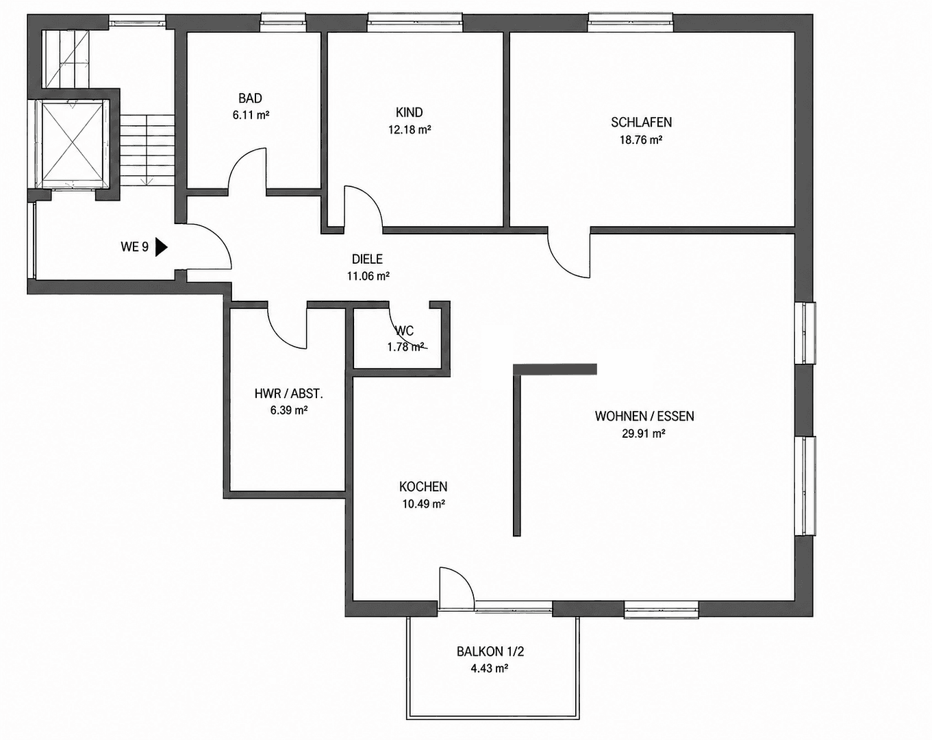 Pronájem bytu 3+1 97 m², Händelstr. 37, Bedburg, Severní Porýní-Vestfálsko Pronájem bytu 3+1 97 m², Händelstr. 37, Bedburg, Severní Porýní-Vestfálsko