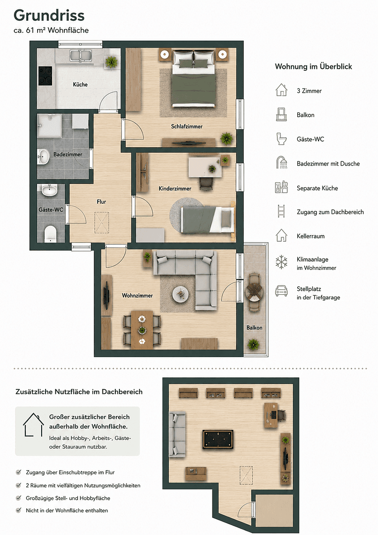 Prodej bytu 3+1 61 m², Göppingen, Bádensko-Württembersko Prodej bytu 3+1 61 m², Göppingen, Bádensko-Württembersko