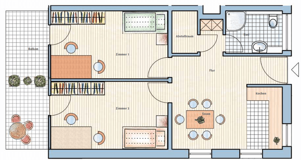 Pronájem bytu 2+kk 64 m², Am Radacker 19, Freiburg im Breisgau, Bádensko-Württembersko Pronájem bytu 2+kk 64 m², Am Radacker 19, Freiburg im Breisgau, Bádensko-Württembersko