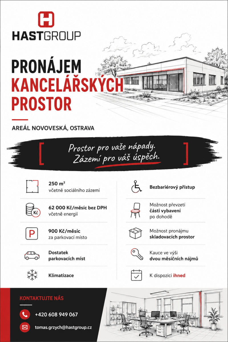 Pronájem kanceláře 250 m², Novoveská, Ostrava, Moravskoslezský kraj Pronájem kanceláře 250 m², Novoveská, Ostrava, Moravskoslezský kraj