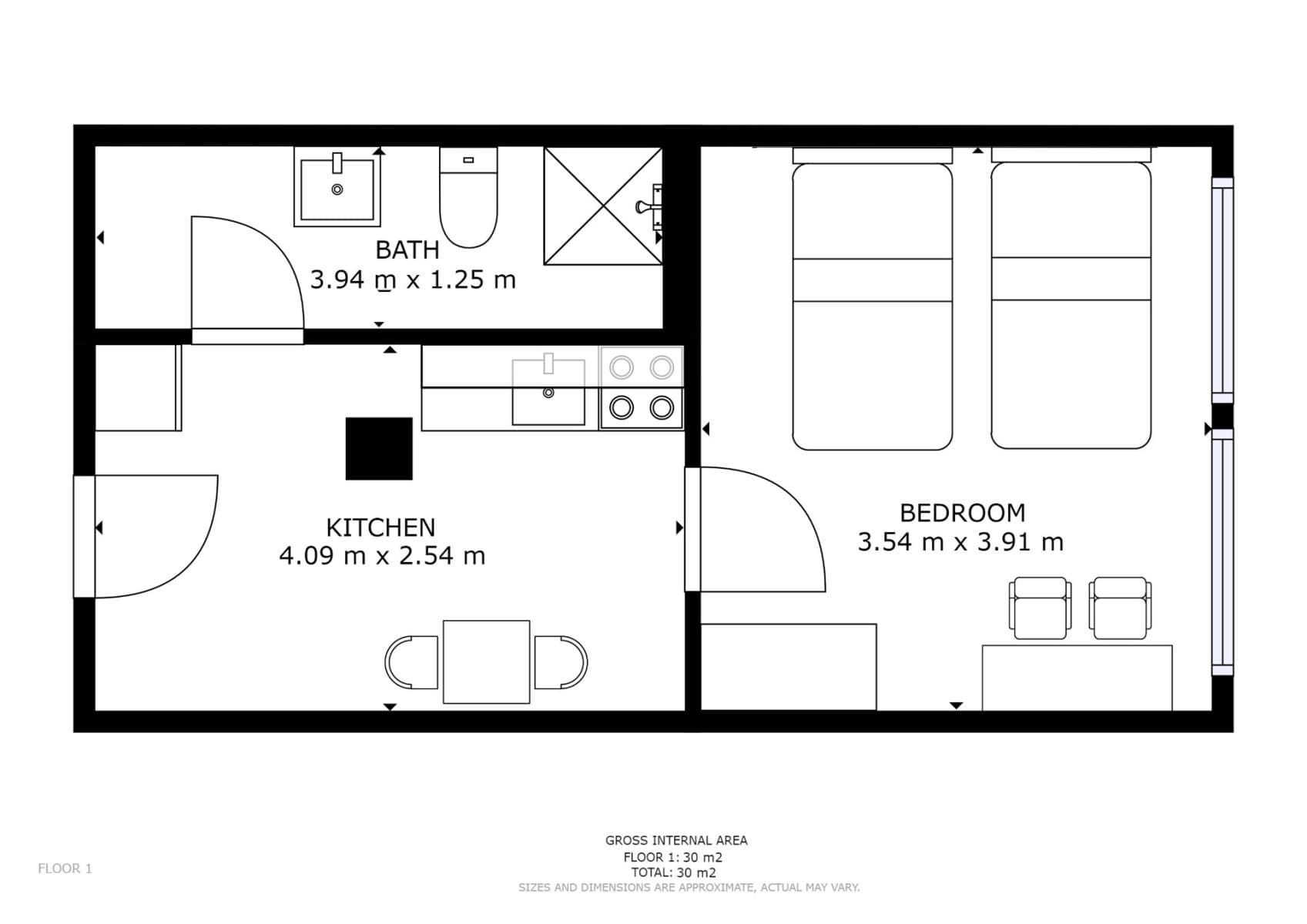Pronájem bytu 1+1 29 m², Hybešova, Brno, Jihomoravský kraj Pronájem bytu 1+1 29 m², Hybešova, Brno, Jihomoravský kraj