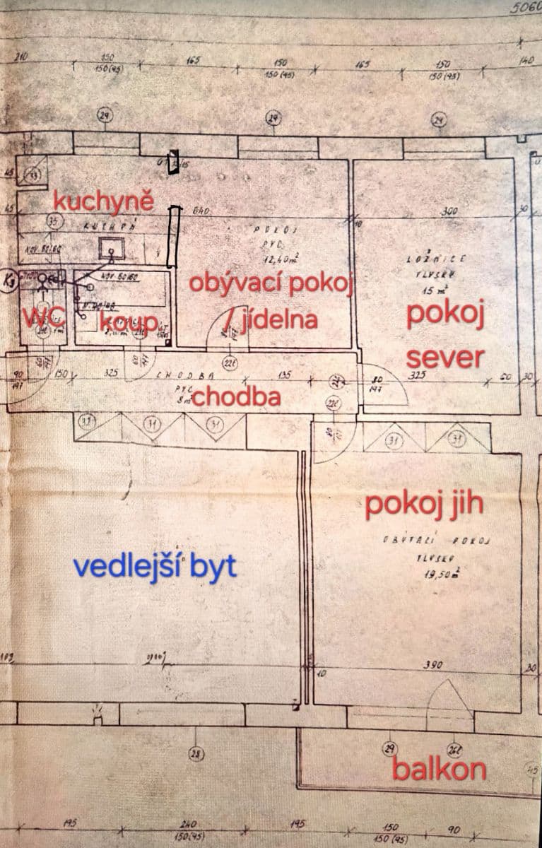 Pronájem bytu 3+1 72 m², Nad Krocínkou, Praha, Praha Pronájem bytu 3+1 72 m², Nad Krocínkou, Praha, Praha