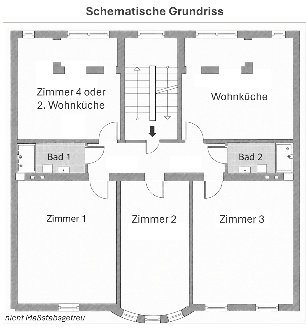Pronájem bytu 5+1 111 m², Essen, Severní Porýní-Vestfálsko Pronájem bytu 5+1 111 m², Essen, Severní Porýní-Vestfálsko
