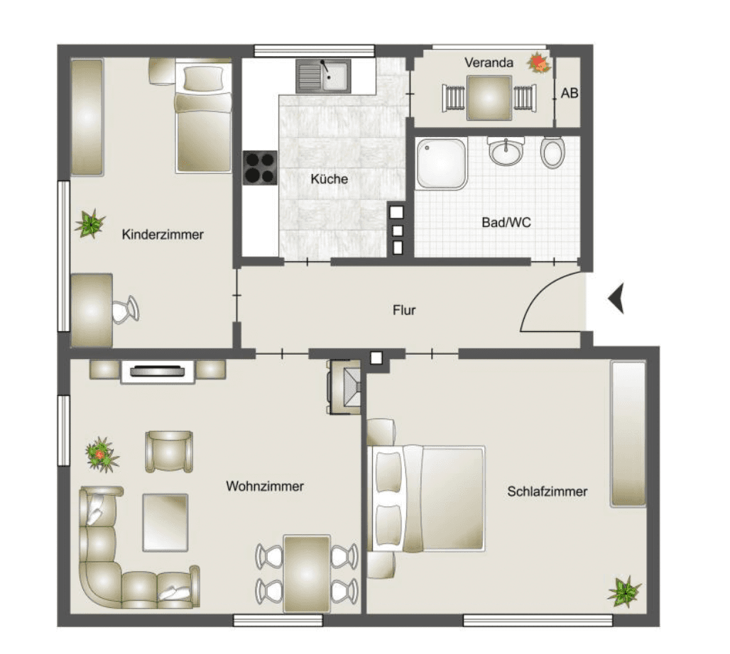 Pronájem bytu 3+1 74 m², Quellenstraße 23, Reutlingen, Bádensko-Württembersko Pronájem bytu 3+1 74 m², Quellenstraße 23, Reutlingen, Bádensko-Württembersko