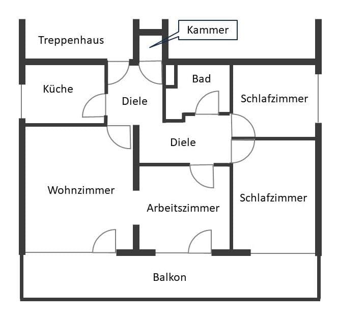 Pronájem bytu 4+1 90 m², Wiesbaden, Hessen Pronájem bytu 4+1 90 m², Wiesbaden, Hessen