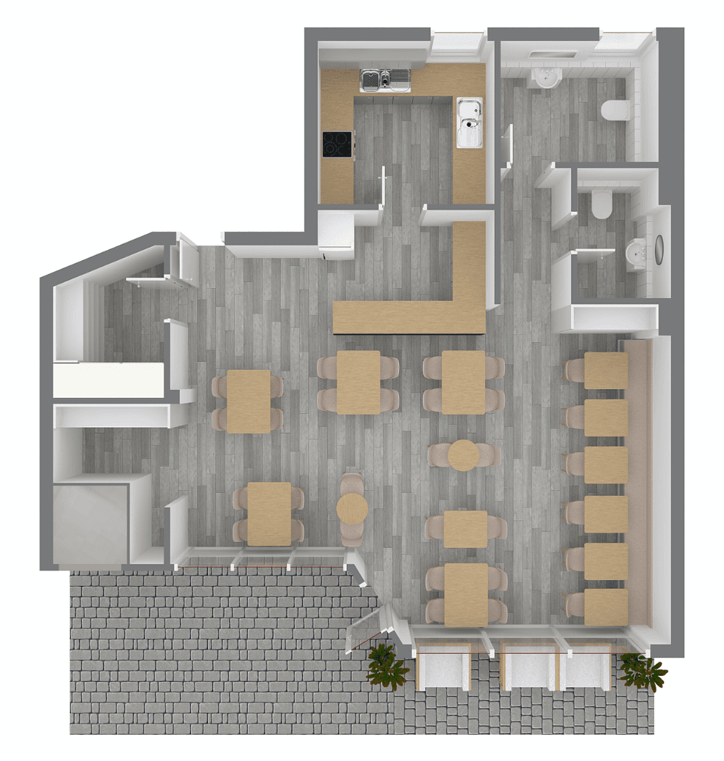 Pronájem kanceláře 87 m², Hauptstr. 4, Weißbach, Bádensko-Württembersko Pronájem kanceláře 87 m², Hauptstr. 4, Weißbach, Bádensko-Württembersko
