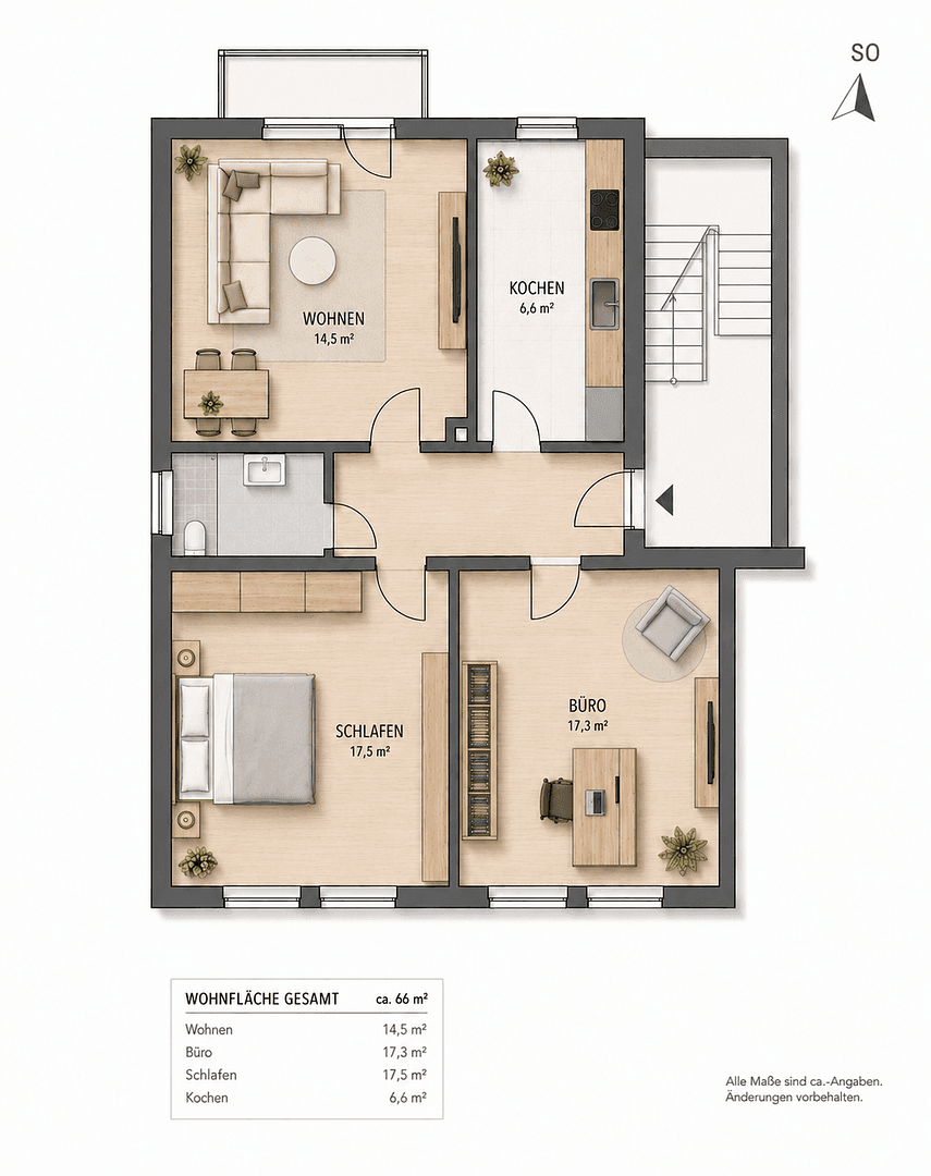 Pronájem bytu 3+1 66 m², Hatzfelder Str. 46, Paderborn, Severní Porýní-Vestfálsko Pronájem bytu 3+1 66 m², Hatzfelder Str. 46, Paderborn, Severní Porýní-Vestfálsko