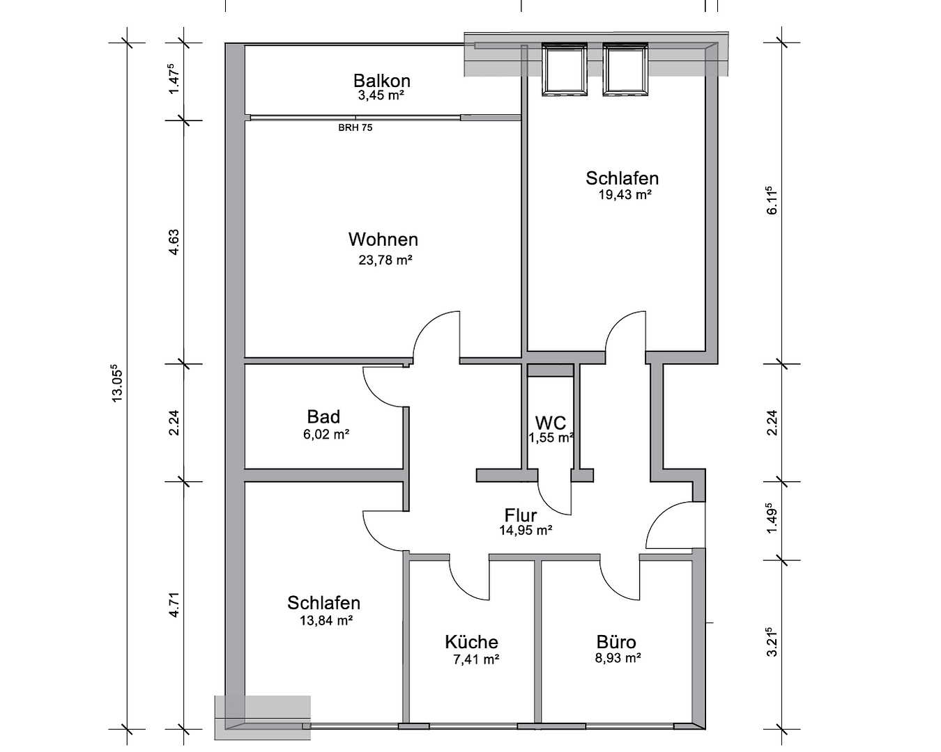 Prodej bytu 4+1 100 m², Scharnhorststraße 15a, Bremen, Bremen Prodej bytu 4+1 100 m², Scharnhorststraße 15a, Bremen, Bremen