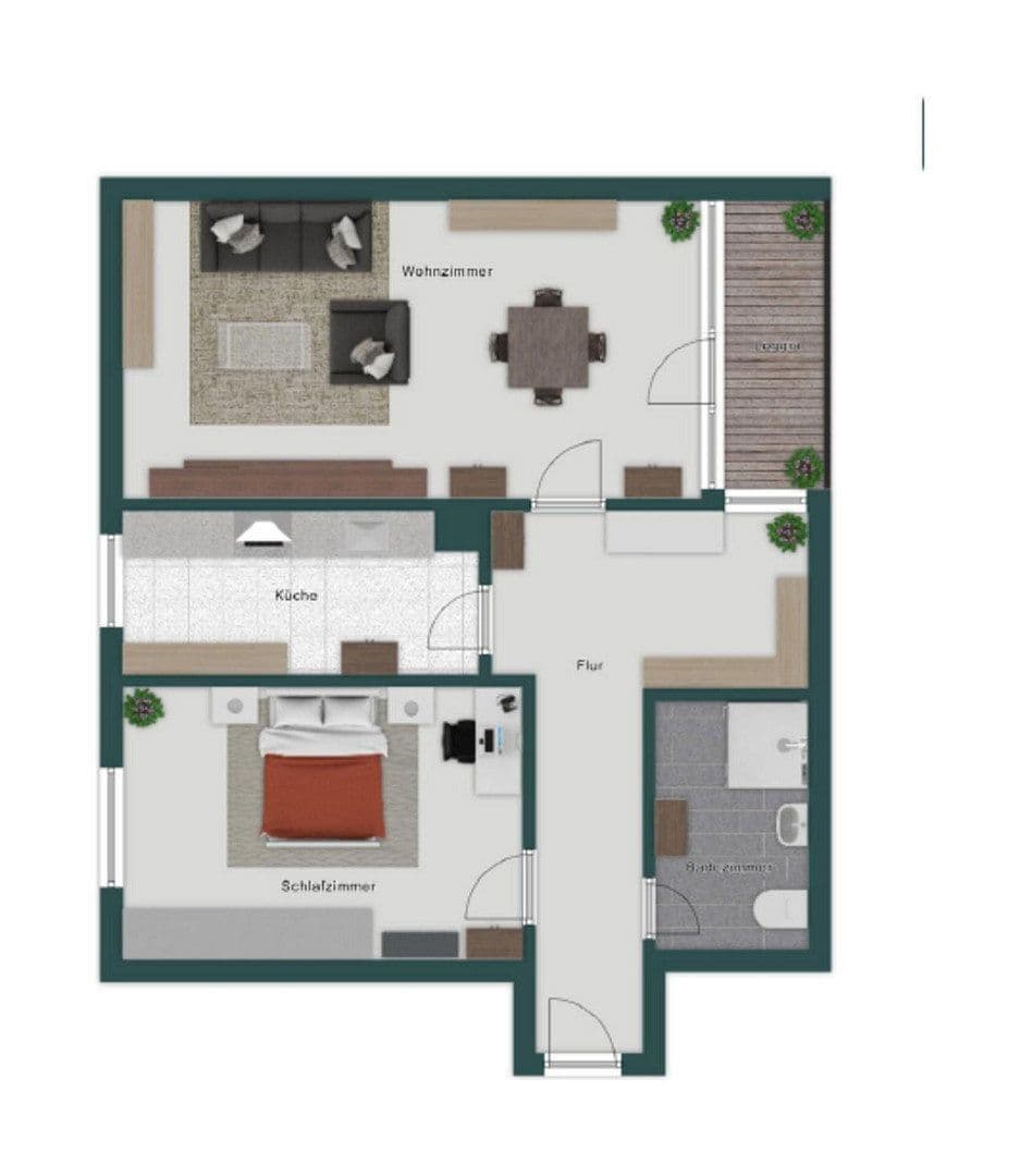 Pronájem bytu 2+kk 69 m², Feldbergstraße 14, Heusenstamm, Hessen Pronájem bytu 2+kk 69 m², Feldbergstraße 14, Heusenstamm, Hessen