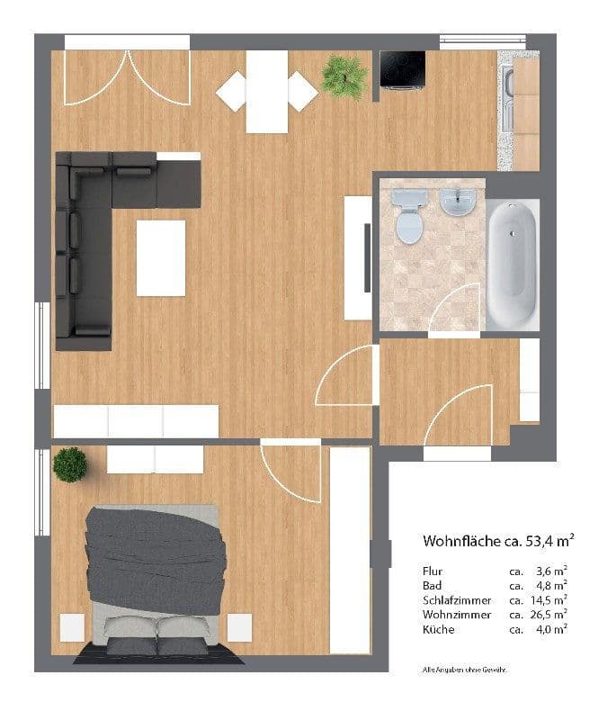 Pronájem bytu 2+1 54 m², Salvador-Allende-Straße 29, Rostock, Mecklenburg-Vorpommern Pronájem bytu 2+1 54 m², Salvador-Allende-Straße 29, Rostock, Mecklenburg-Vorpommern