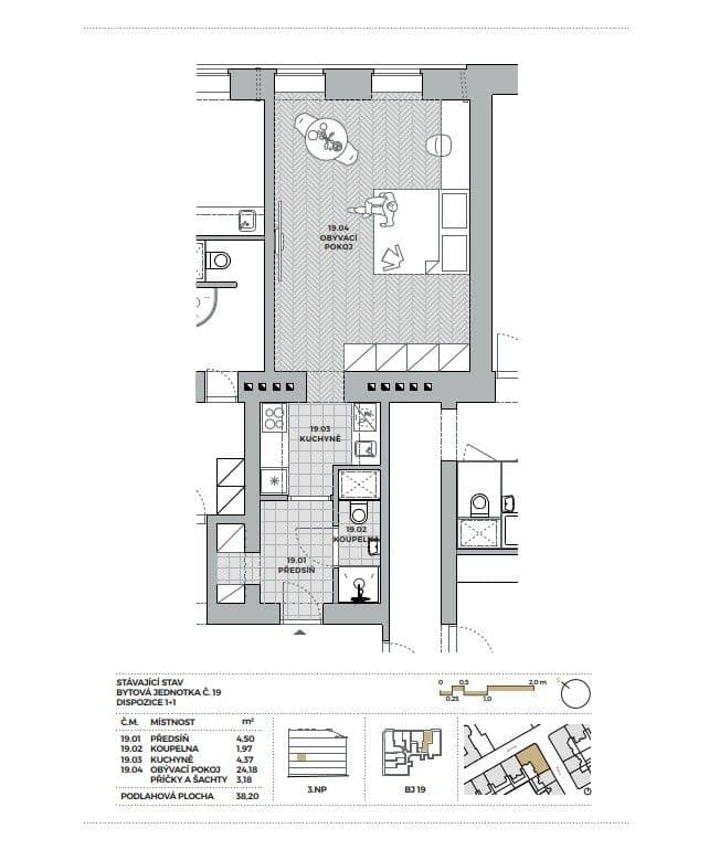 Pronájem bytu 1+1 38 m², Mášova, Brno, Jihomoravský kraj Pronájem bytu 1+1 38 m², Mášova, Brno, Jihomoravský kraj
