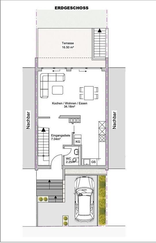 Pronájem domu 128 m², pozemek 187 m², Bad Soden am Taunus, Hessen Pronájem domu 128 m², pozemek 187 m², Bad Soden am Taunus, Hessen