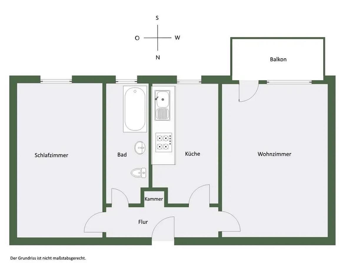 Pronájem bytu 2+1 52 m², Berlin, Berlín Pronájem bytu 2+1 52 m², Berlin, Berlín