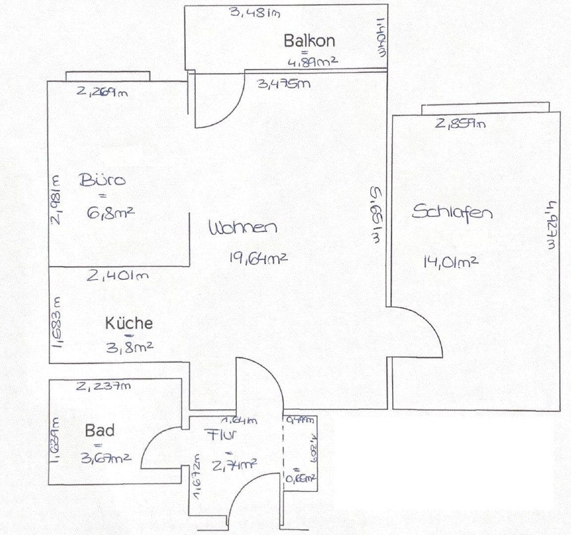 Pronájem bytu 2+1 53 m², Karl-Follen-Straße 5, Gießen, Hessen Pronájem bytu 2+1 53 m², Karl-Follen-Straße 5, Gießen, Hessen