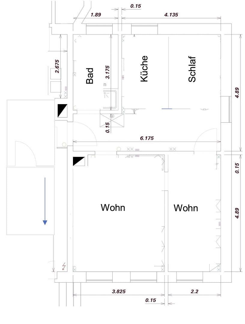 Pronájem bytu 3+1 65 m², Marktstraße 1, Wolfsburg, Dolní Sasko Pronájem bytu 3+1 65 m², Marktstraße 1, Wolfsburg, Dolní Sasko