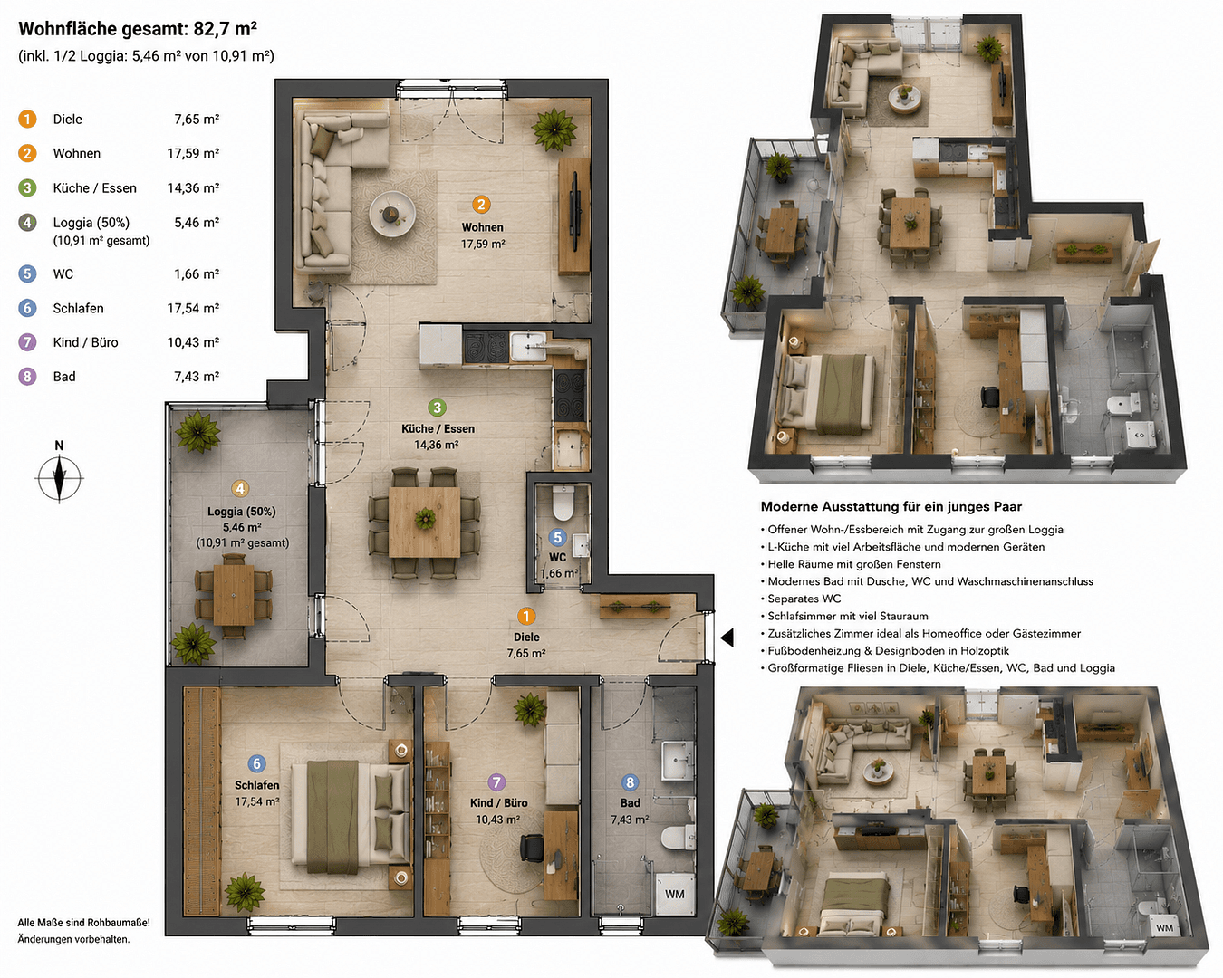 Pronájem bytu 3+1 82 m², Öhringen, Bádensko-Württembersko Pronájem bytu 3+1 82 m², Öhringen, Bádensko-Württembersko