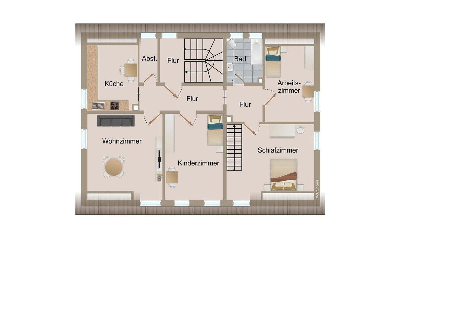 Prodej domu 209 m², pozemek 995 m², Rückersdorf, Bavorsko Prodej domu 209 m², pozemek 995 m², Rückersdorf, Bavorsko