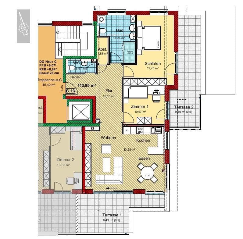 Prodej bytu 3+kk 114 m², Geisingen, Bádensko-Württembersko Prodej bytu 3+kk 114 m², Geisingen, Bádensko-Württembersko