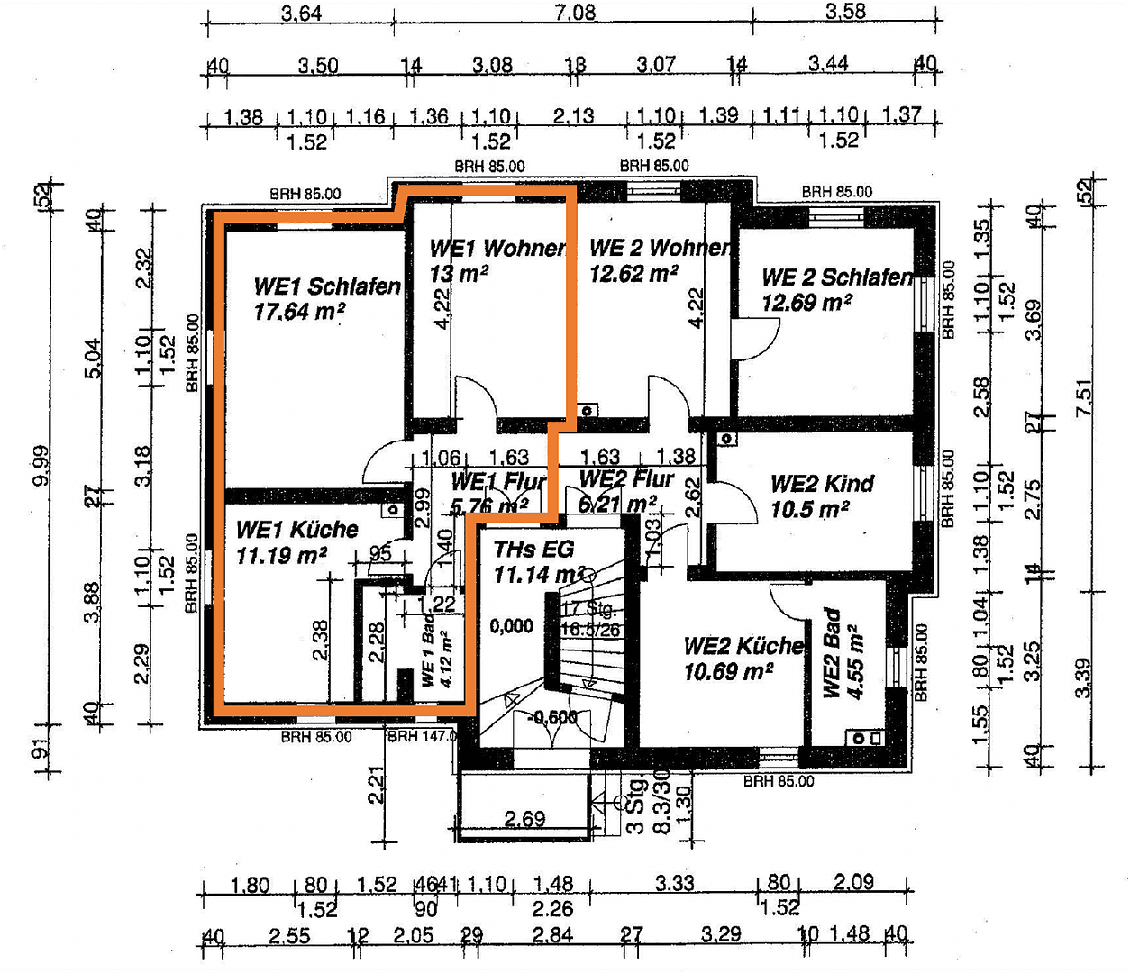 Pronájem bytu 2+1 55 m², Hohe Lehne 20, Freital, Sasko Pronájem bytu 2+1 55 m², Hohe Lehne 20, Freital, Sasko