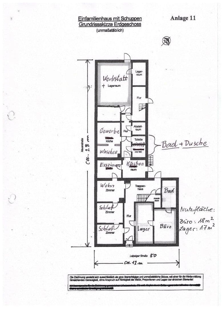 Prodej domu 120 m², pozemek 464 m², Kemberg, Sasko-Anhaltsko Prodej domu 120 m², pozemek 464 m², Kemberg, Sasko-Anhaltsko