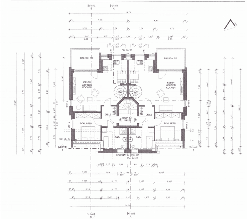Pronájem bytu 3+1 58 m², Im Bultmoor 32a, Hanstedt, Dolní Sasko Pronájem bytu 3+1 58 m², Im Bultmoor 32a, Hanstedt, Dolní Sasko