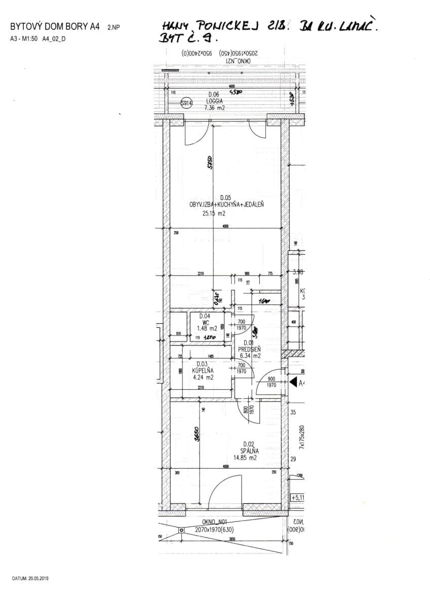 Prodej bytu 2+1 53 m², Hany Ponickej, Lamač, Bratislavský kraj Prodej bytu 2+1 53 m², Hany Ponickej, Lamač, Bratislavský kraj