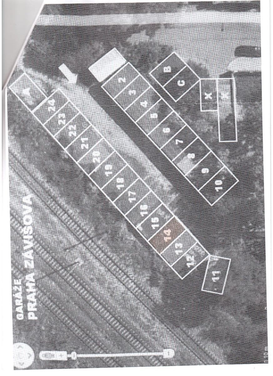 Pronájem garáže 18 m², Závišova, Praha, Praha Pronájem garáže 18 m², Závišova, Praha, Praha