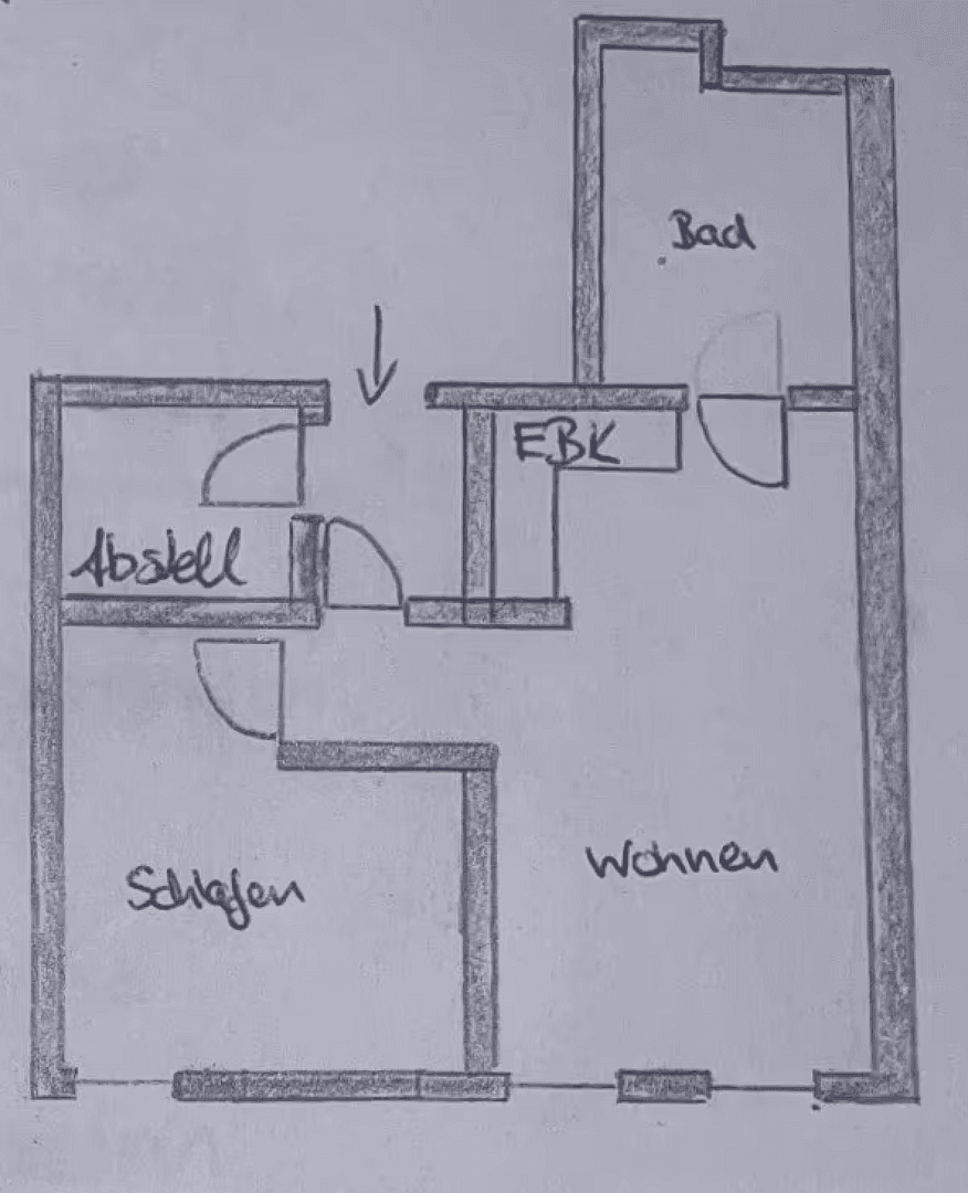 Pronájem bytu 2+1 68 m², Georg-Büchner-Straße 29, Gera, Durynsko Pronájem bytu 2+1 68 m², Georg-Büchner-Straße 29, Gera, Durynsko
