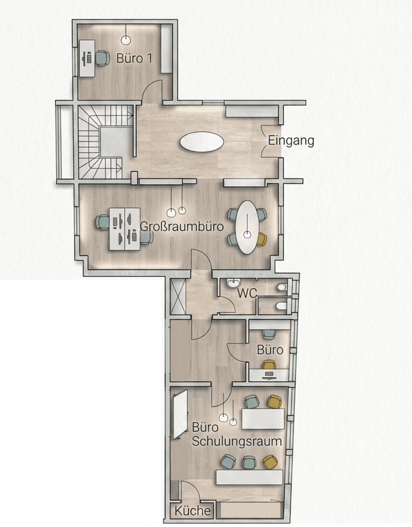 Pronájem kanceláře 200 m², Staudingerstr. 5, Darmstadt, Hessen Pronájem kanceláře 200 m², Staudingerstr. 5, Darmstadt, Hessen