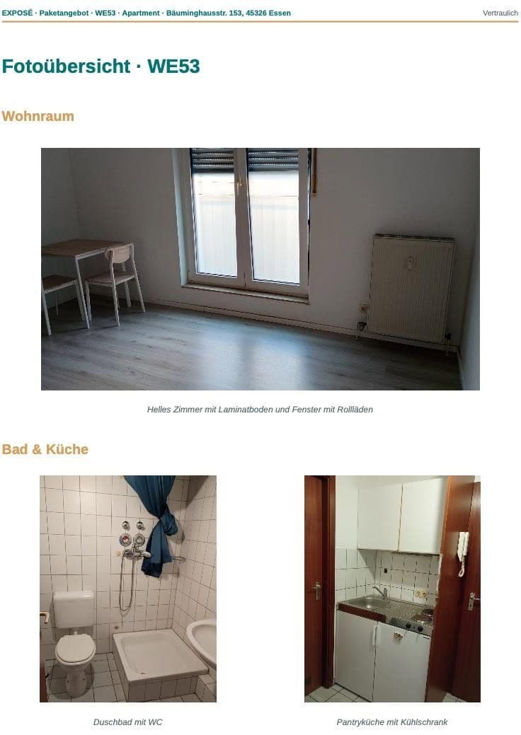 Prodej bytu 2+1 59 m², Bäuminghausstr. 153, Essen, Severní Porýní-Vestfálsko Prodej bytu 2+1 59 m², Bäuminghausstr. 153, Essen, Severní Porýní-Vestfálsko
