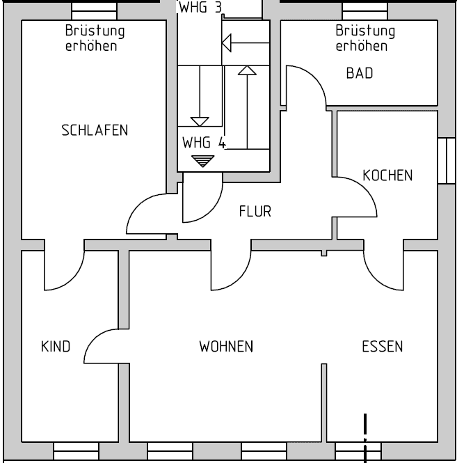 Pronájem bytu 4+1 75 m², Frankfurter Str. 19, Altenkirchen (Westerwald), Porýní-Falc Pronájem bytu 4+1 75 m², Frankfurter Str. 19, Altenkirchen (Westerwald), Porýní-Falc