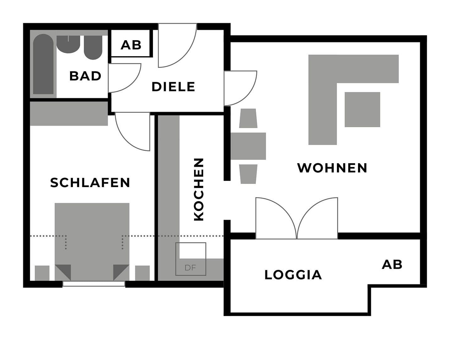 Prodej bytu 2+1 48 m², Langenzenn, Bavorsko Prodej bytu 2+1 48 m², Langenzenn, Bavorsko