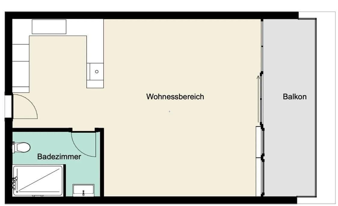 Prodej bytu 1+1 34 m², Frankfurt am Main, Hessen Prodej bytu 1+1 34 m², Frankfurt am Main, Hessen