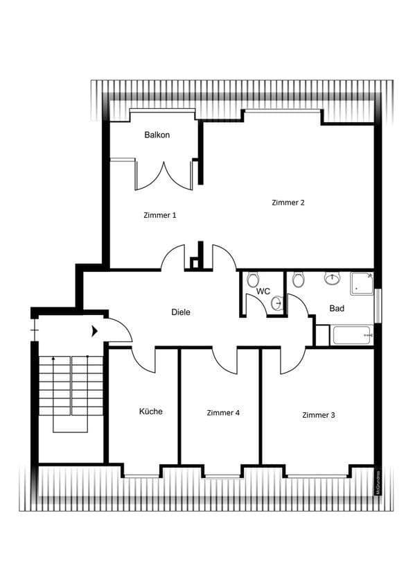 Prodej bytu 4+1 102 m², Laurembergstieg 7, Hamburg, Hamburg Prodej bytu 4+1 102 m², Laurembergstieg 7, Hamburg, Hamburg