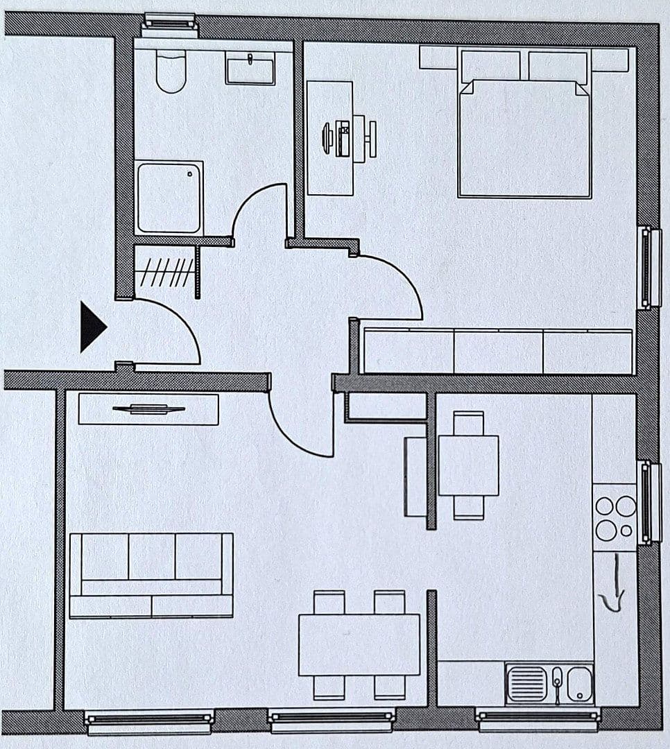 Pronájem bytu 2+1 61 m², Mannheim, Bádensko-Württembersko Pronájem bytu 2+1 61 m², Mannheim, Bádensko-Württembersko