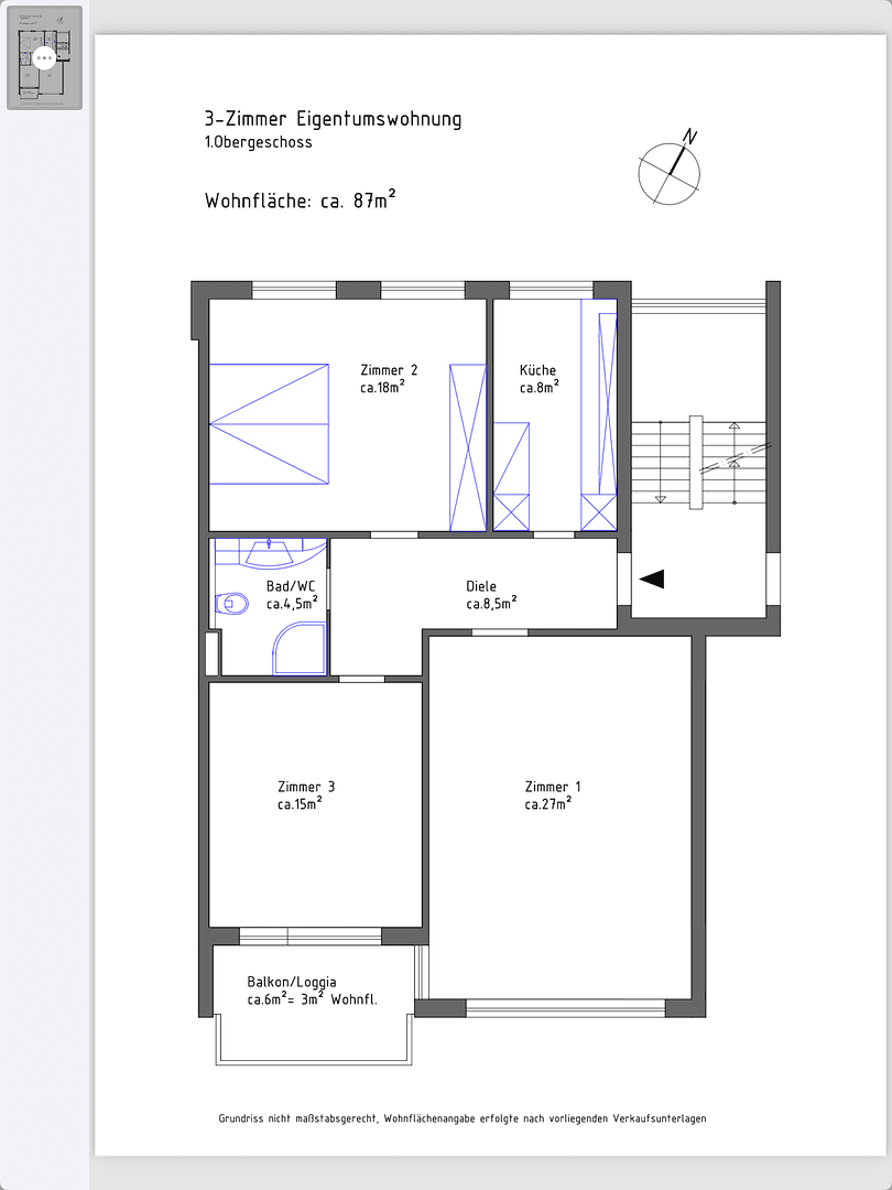 Prodej bytu 3+1 87 m², Wacholderweg 11, Bremerhaven, Bremen Prodej bytu 3+1 87 m², Wacholderweg 11, Bremerhaven, Bremen
