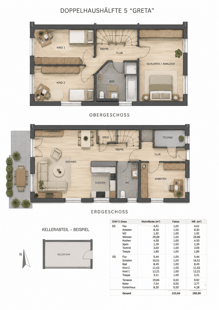 Prodej domu 153 m², pozemek 206 m², Erlenweg, Brunnthal, Bavorsko Prodej domu 153 m², pozemek 206 m², Erlenweg, Brunnthal, Bavorsko
