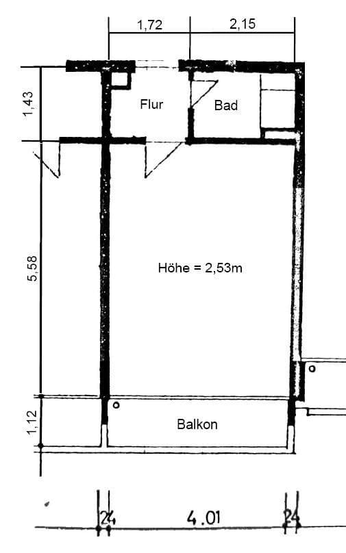 Prodej bytu 1+1 32 m², Friedrich-Wilhelm-Str., Berlin, Berlín Prodej bytu 1+1 32 m², Friedrich-Wilhelm-Str., Berlin, Berlín