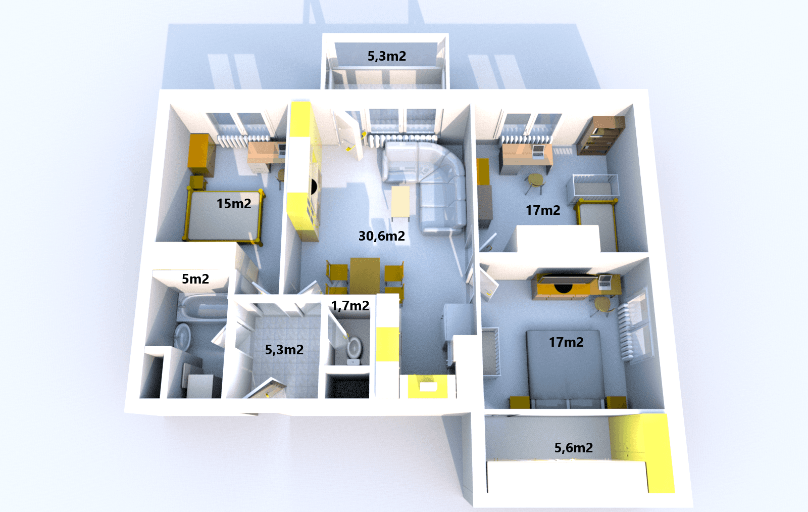 Prodej bytu 4+kk 105 m², Americká, Liberec, Liberecký kraj Prodej bytu 4+kk 105 m², Americká, Liberec, Liberecký kraj