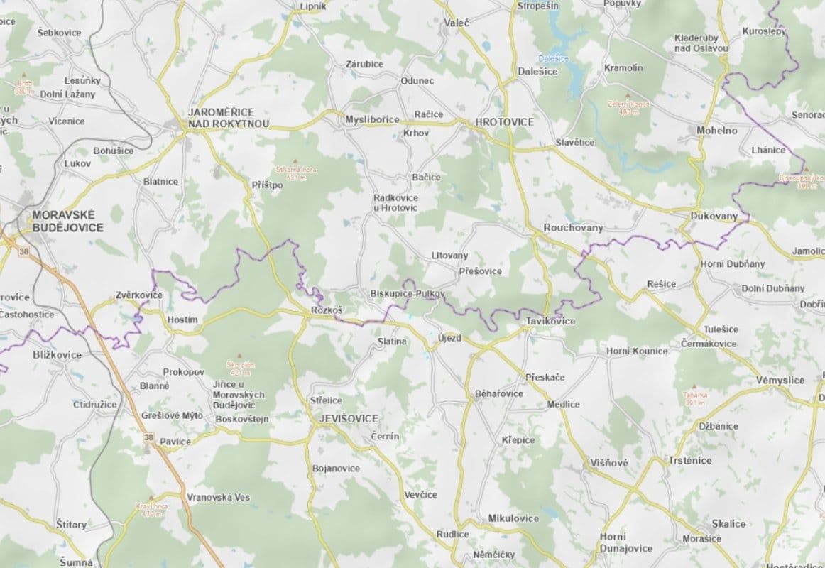 Prodej pozemku 23.074 m², Újezd, Jihomoravský kraj Prodej pozemku 23.074 m², Újezd, Jihomoravský kraj