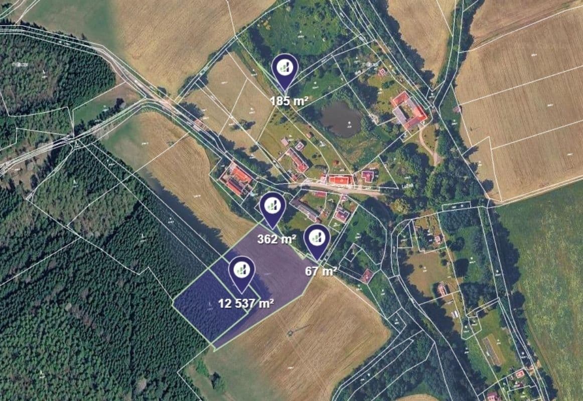 Prodej pozemku 4.384 m², Větřní, Jihočeský kraj Prodej pozemku 4.384 m², Větřní, Jihočeský kraj
