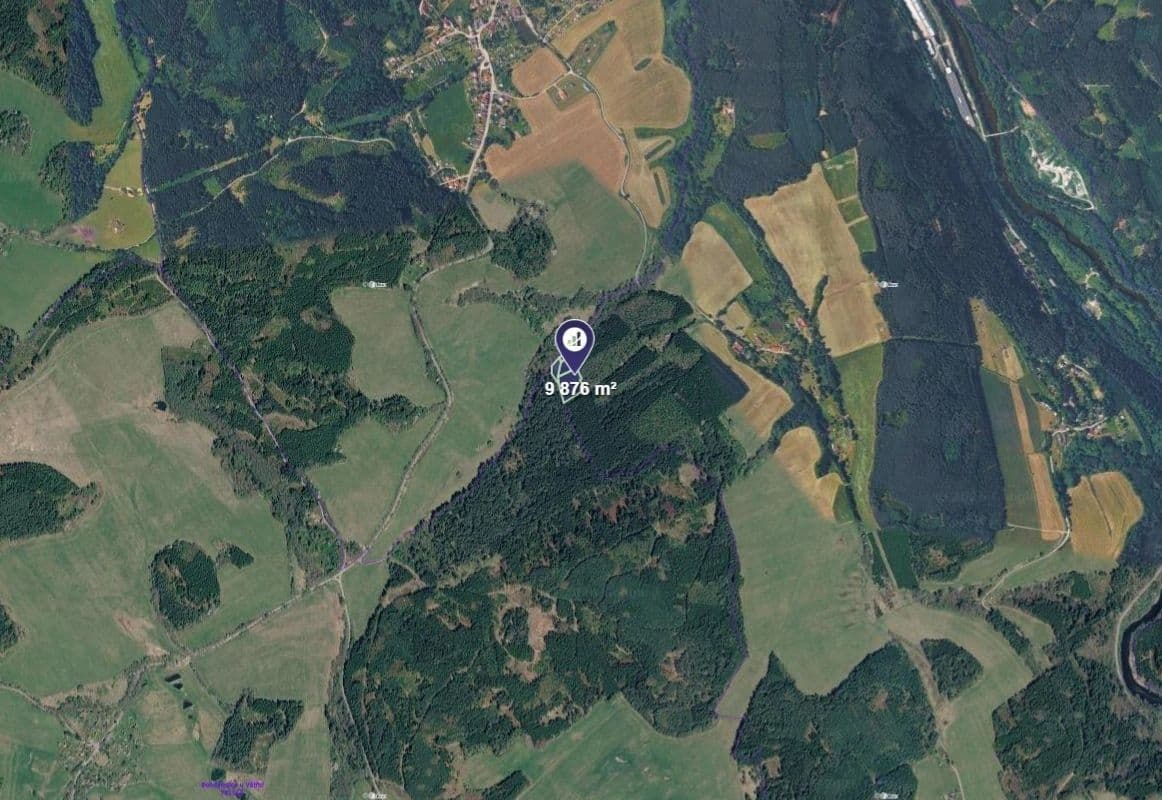 Prodej pozemku 3.292 m², Větřní, Jihočeský kraj Prodej pozemku 3.292 m², Větřní, Jihočeský kraj