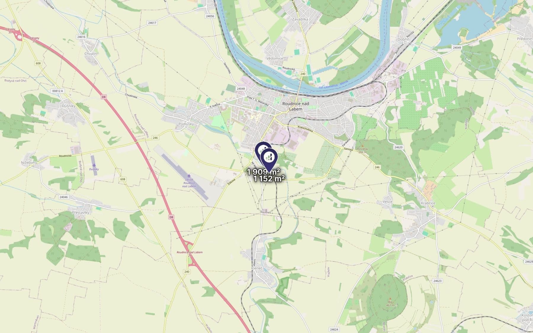 Prodej pozemku 340 m², Roudnice nad Labem, Ústecký kraj Prodej pozemku 340 m², Roudnice nad Labem, Ústecký kraj