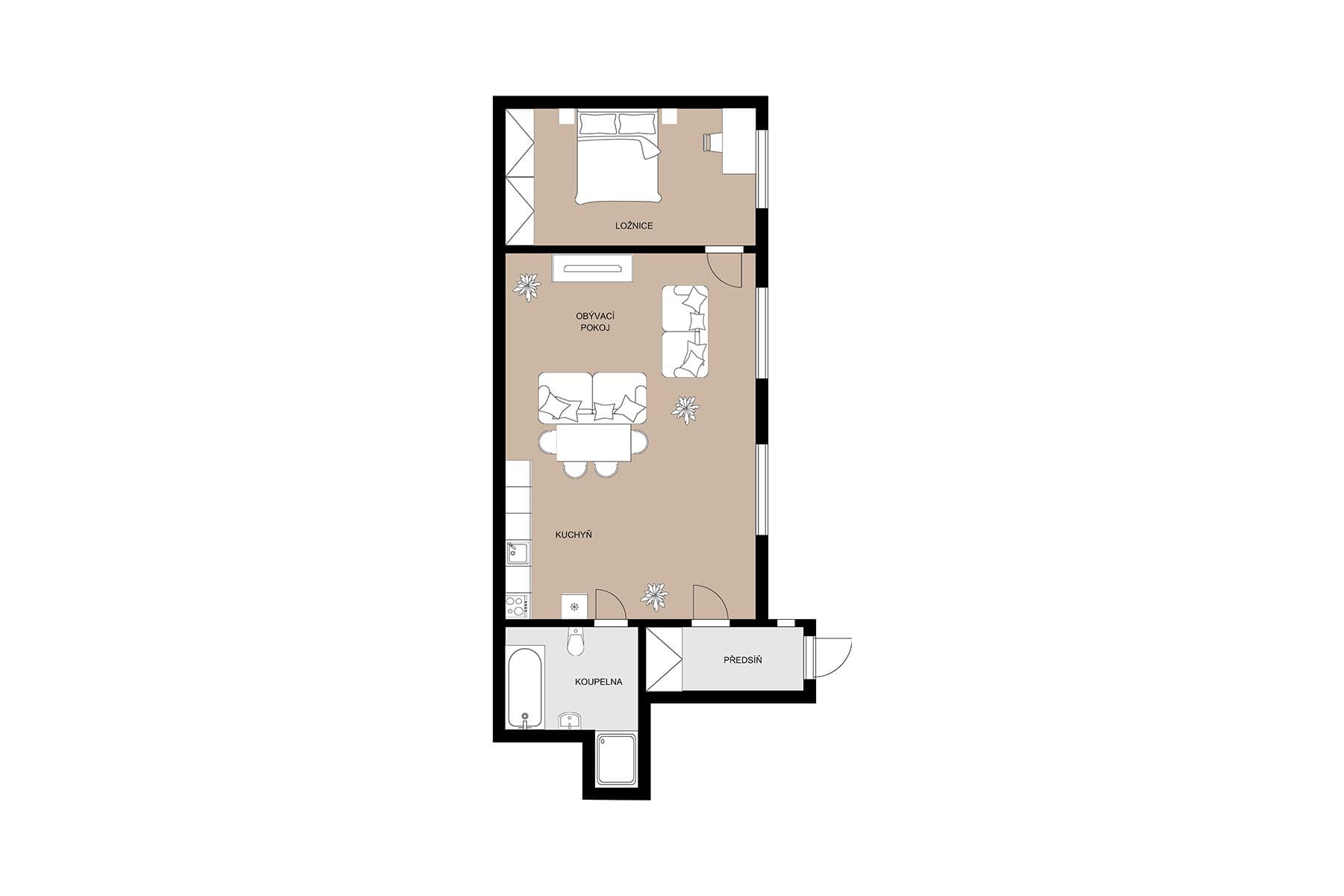 Prodej bytu 3+kk 64 m², Husitská, Praha, Praha Prodej bytu 3+kk 64 m², Husitská, Praha, Praha