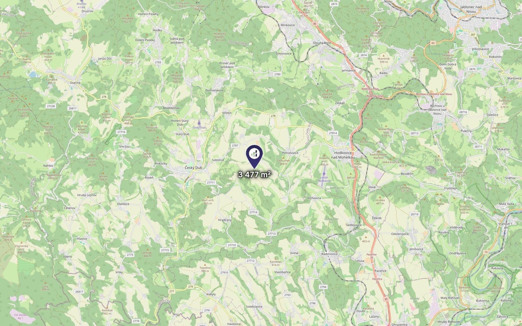 Prodej pozemku 652 m², Bílá, Liberecký kraj Prodej pozemku 652 m², Bílá, Liberecký kraj