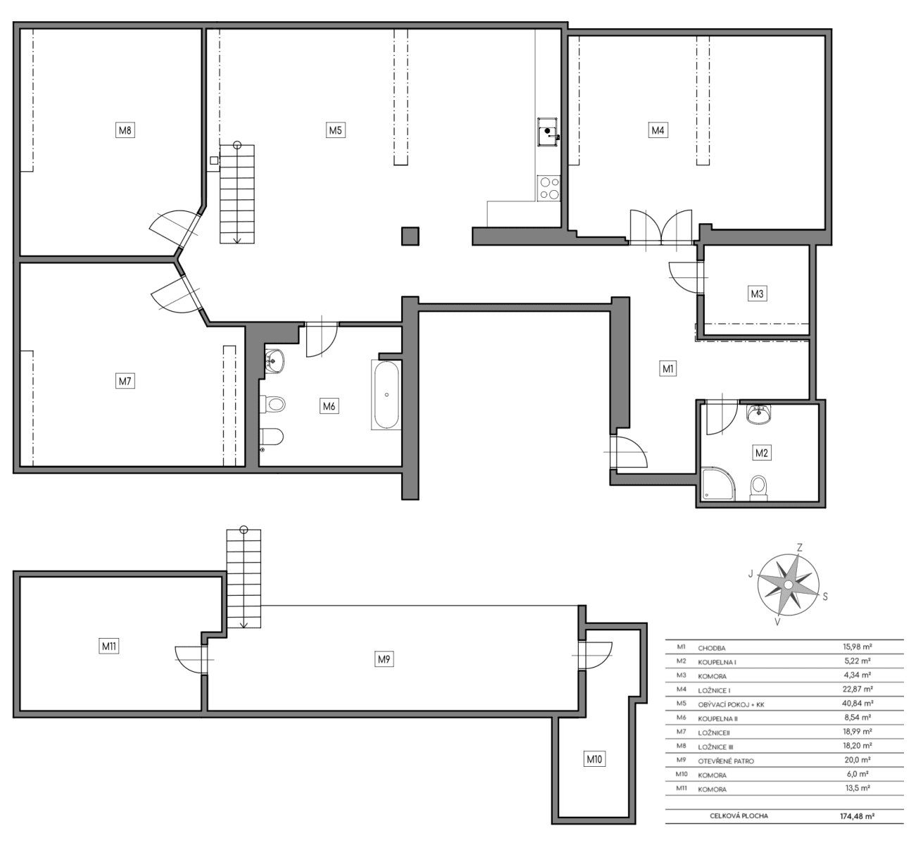 Prodej bytu 4+kk 175 m², Amurská, Praha, Praha Prodej bytu 4+kk 175 m², Amurská, Praha, Praha