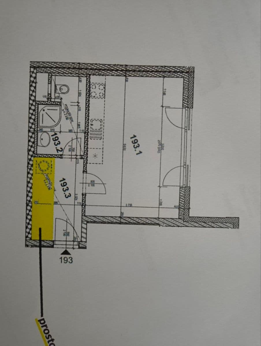 Pronájem bytu 1+kk 34 m², Sochorcova, Praha, Praha Pronájem bytu 1+kk 34 m², Sochorcova, Praha, Praha