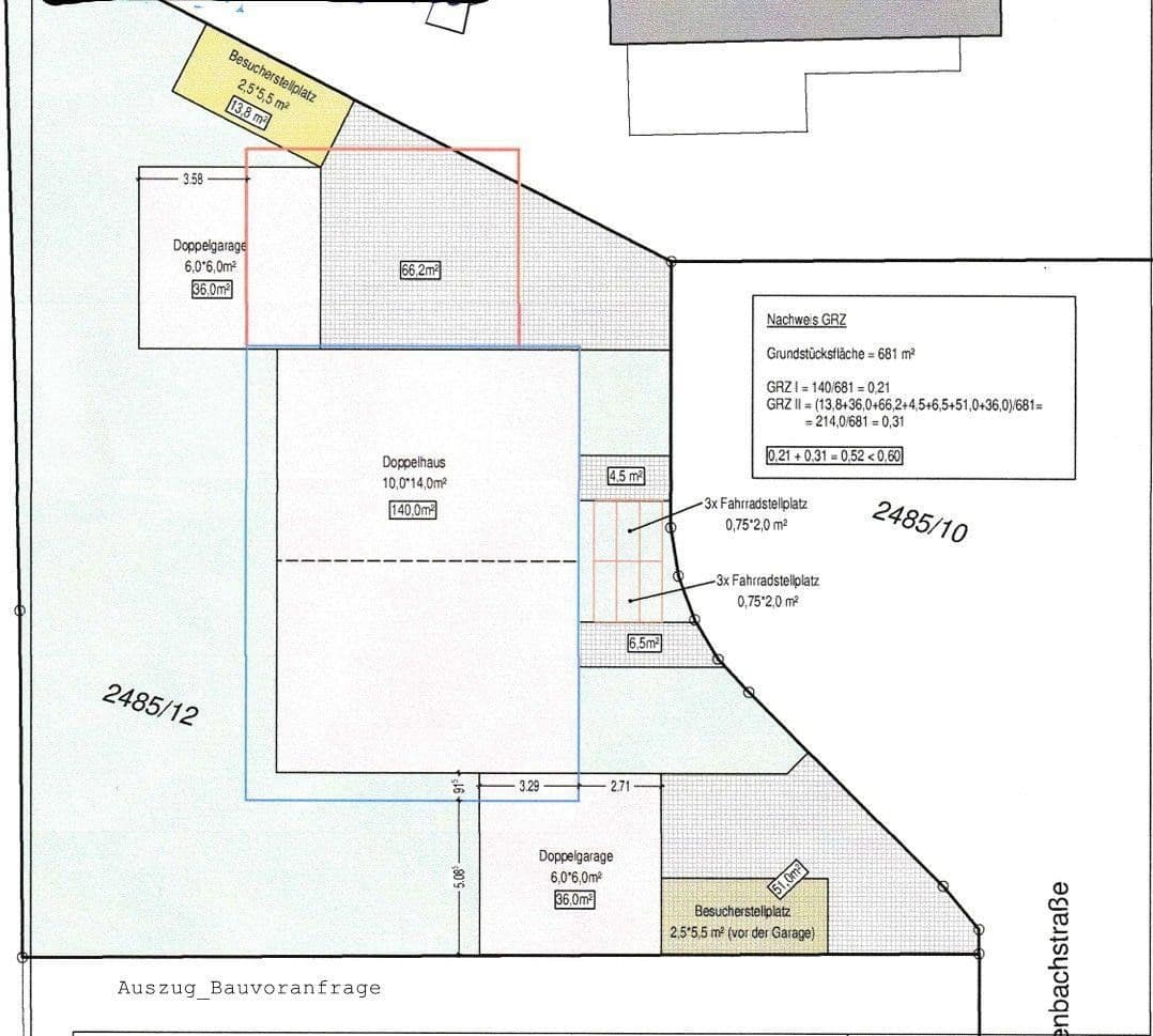 Prodej pozemku 681 m², Reichenbachstrasse, Kolbermoor, Bavorsko Prodej pozemku 681 m², Reichenbachstrasse, Kolbermoor, Bavorsko
